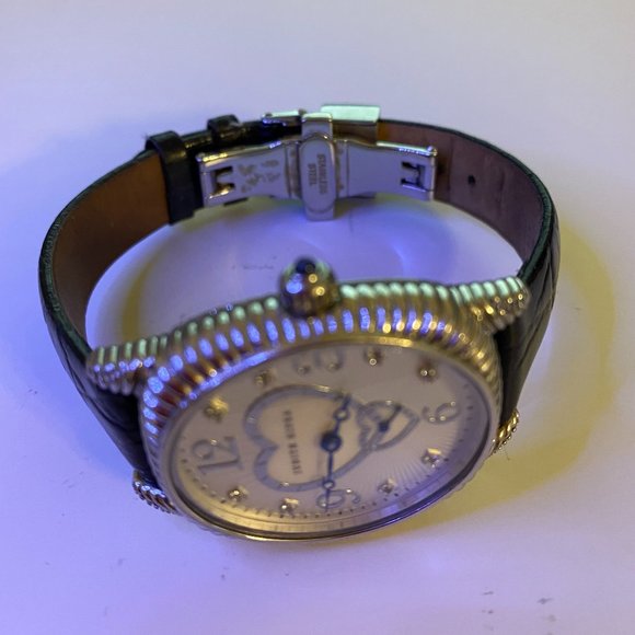 Judith Ripka 925 Sterling Silver Case Ladies Watch - Picture 3 of 4